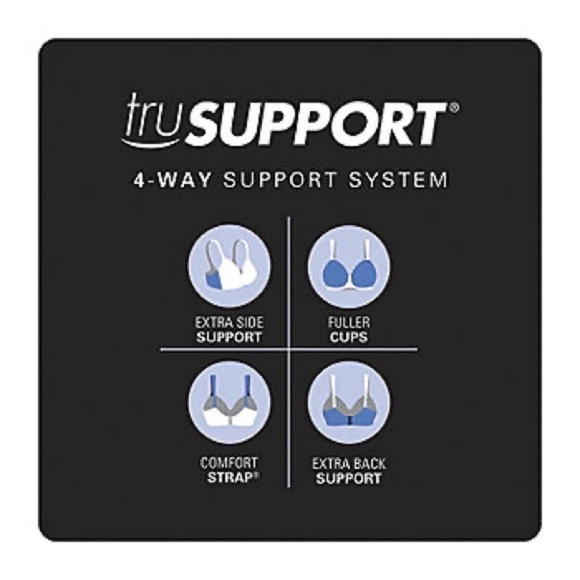 Playtex 18 Hour Posture Boost Front Close Wireless Full Coverage Bra E525 38DD - Picture 14 of 14